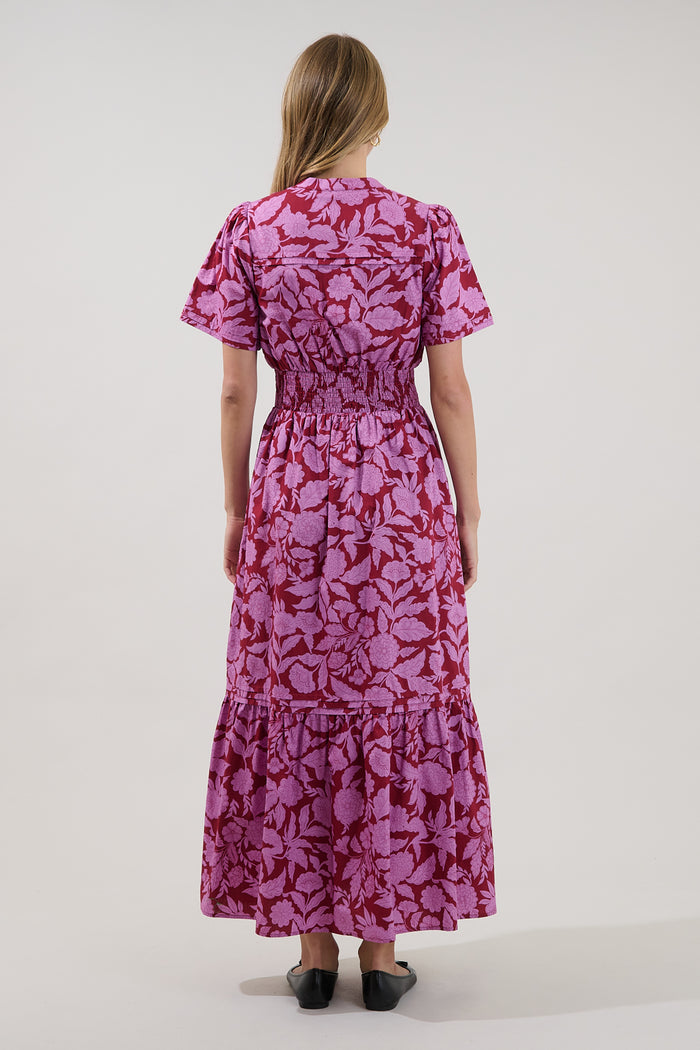 Belraj Poplin Maxi Dress Yunice Floral