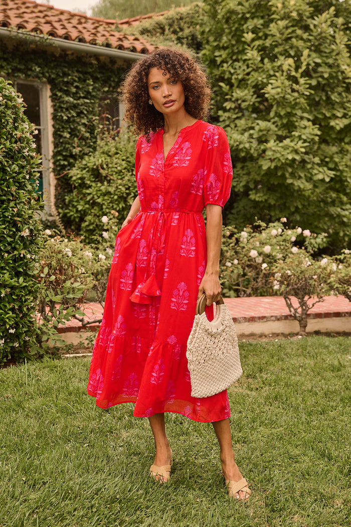 Beth Button Down Midi Dress Artisan