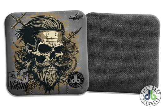 BG Cornhole Viking - Pirate Viking Skull