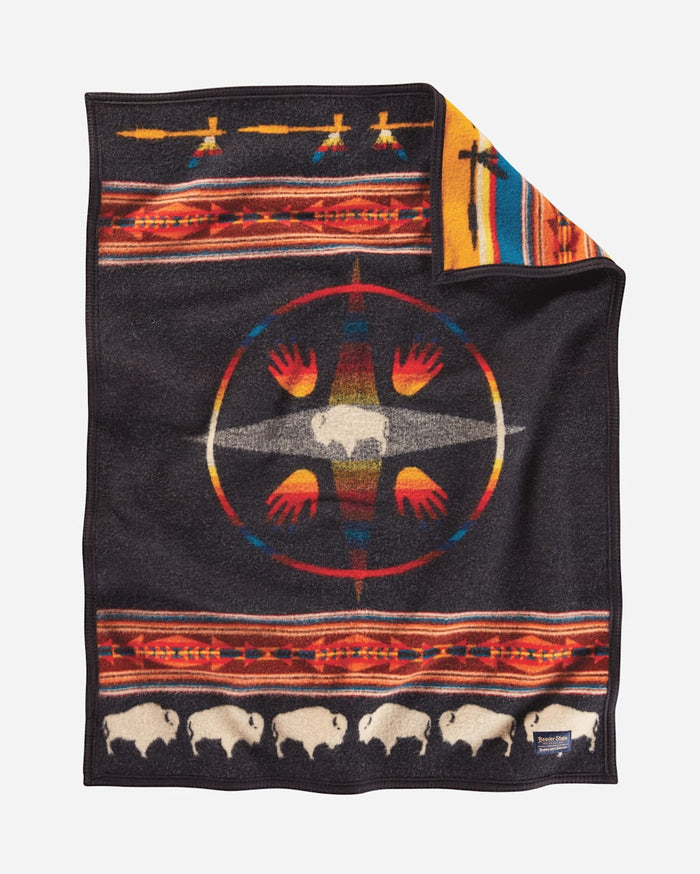 Big Medicine Oxford Crib Blanket