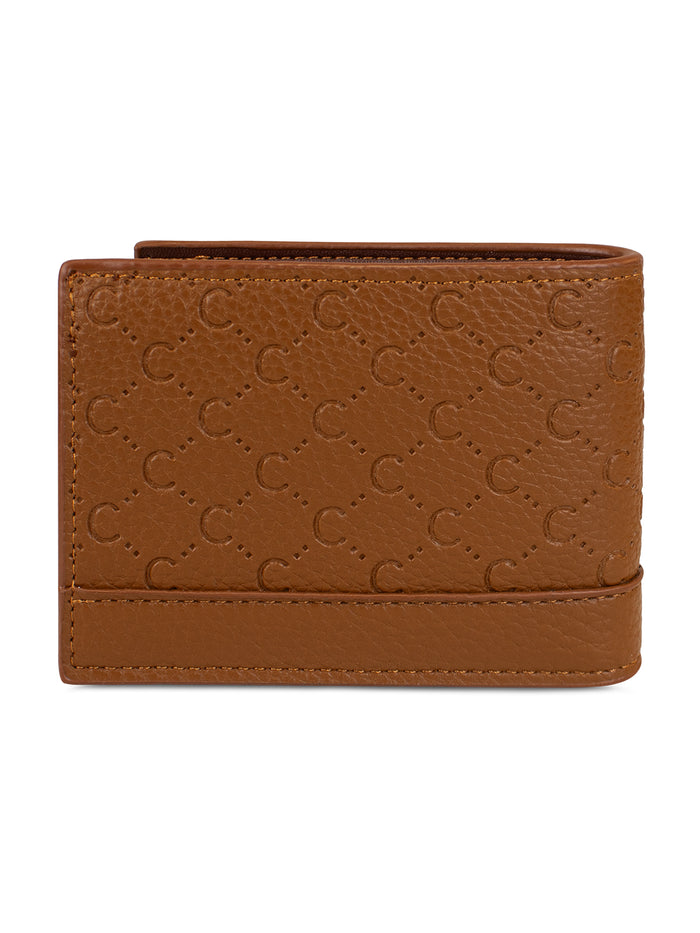 Billetera hombre Lucca café con monedero Carven Paris