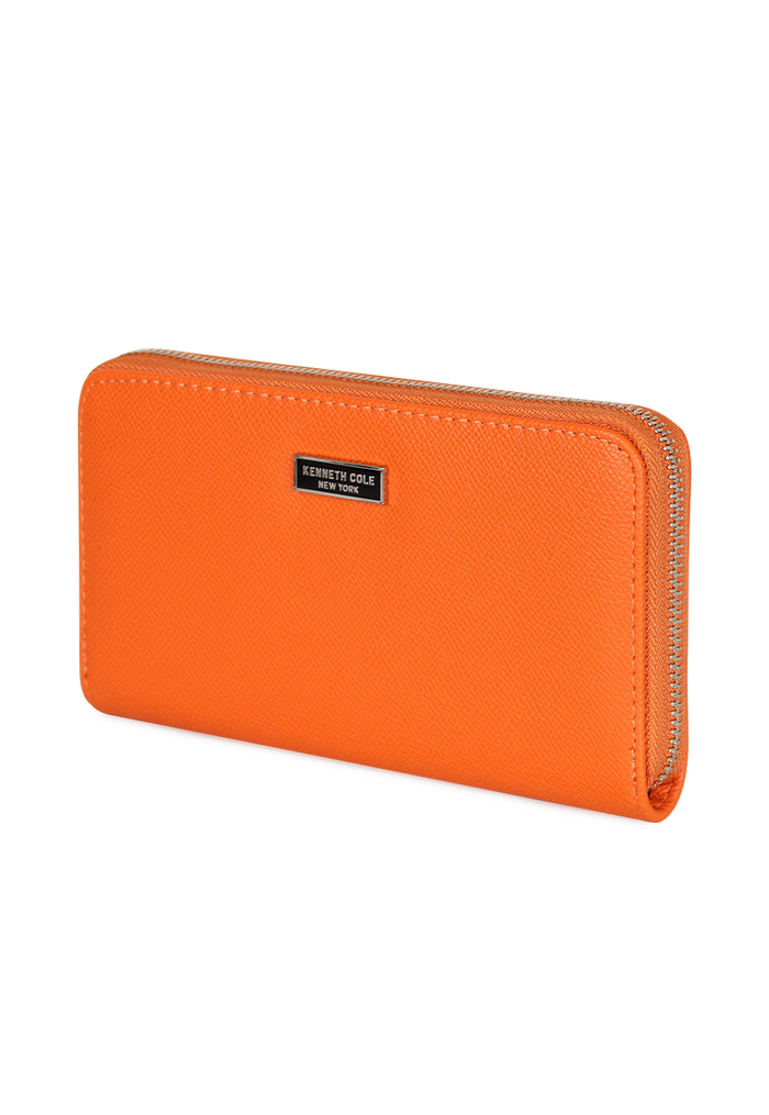 Billetera mujer Bessie naranja Kenneth Cole