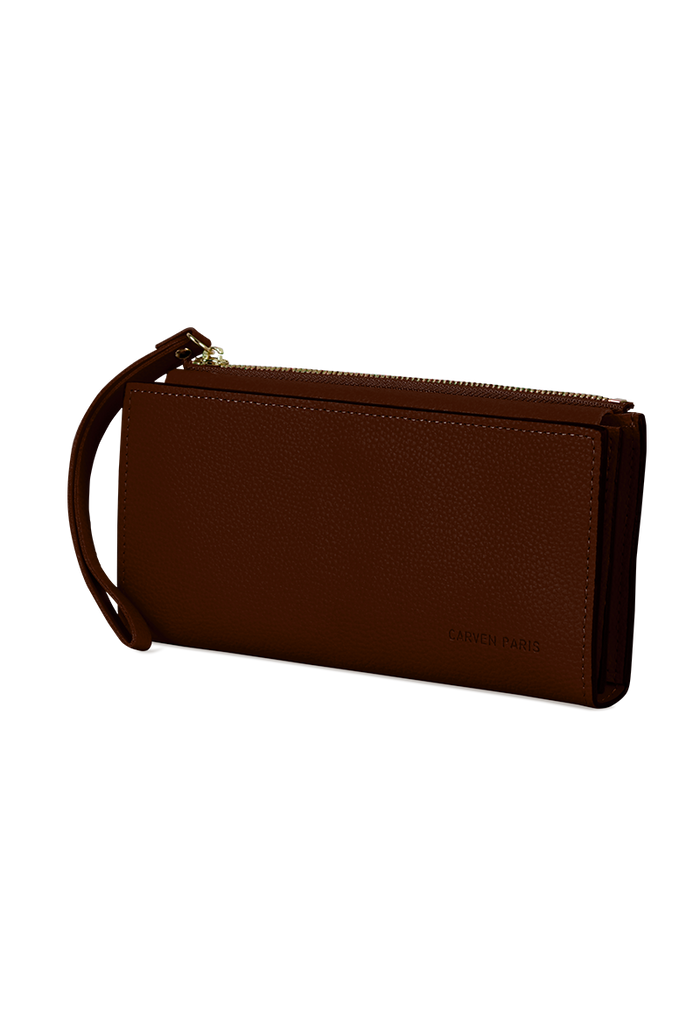 Billetera mujer Delia café Carven