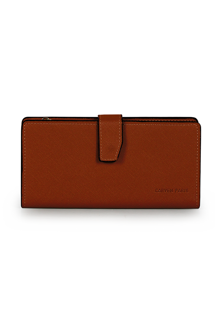 Billetera Vesta marrón
