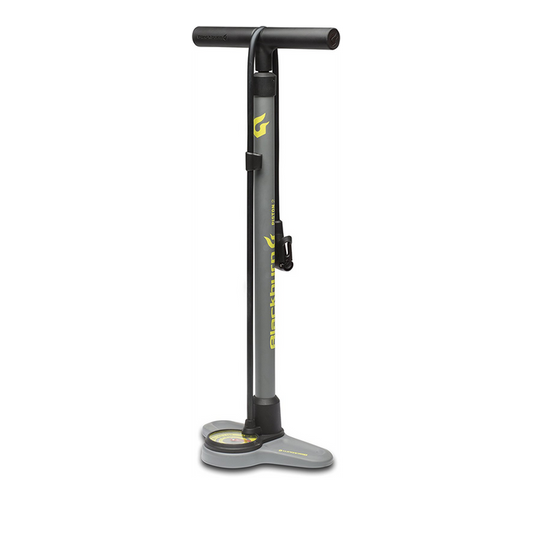 Blackburn Piston 2 Floor Pump - Grey & Hiviz yellow