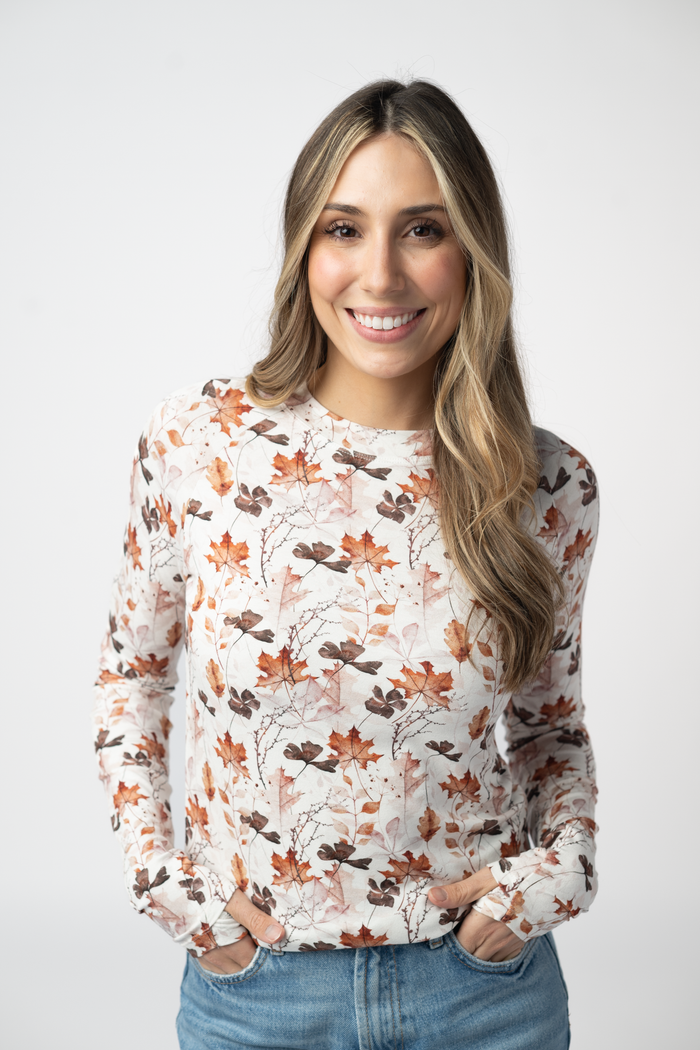 Blair Long Sleeve Top - Fall Foliage by Michelle Mae