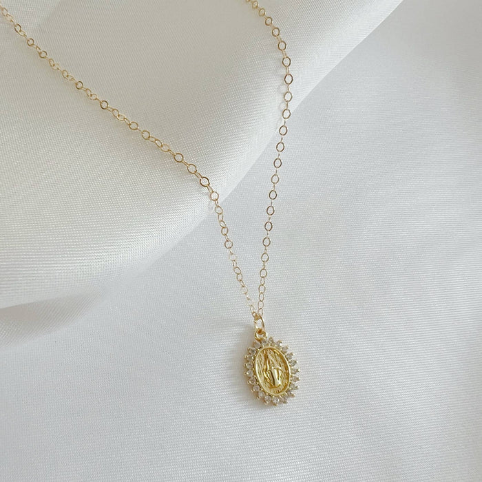 Blessed Mother Virgin Mary Necklace