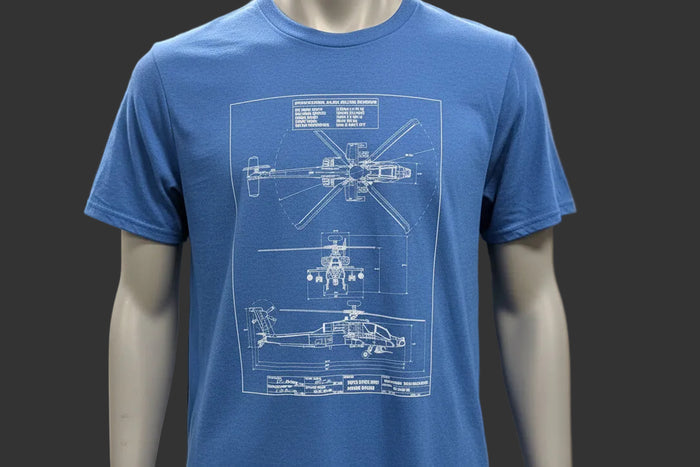 Blue Print T-shirts