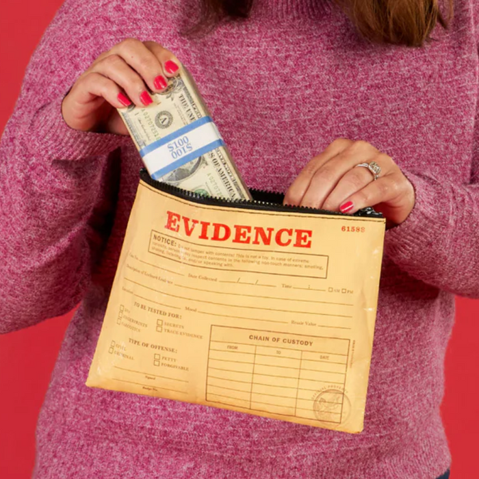 Blue Q 'Evidence' Zipper Pouch
