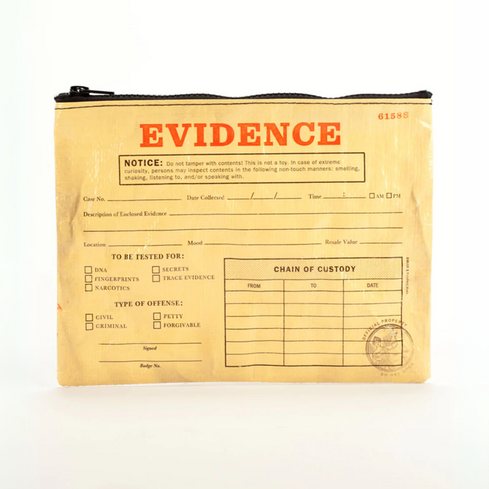 Blue Q 'Evidence' Zipper Pouch