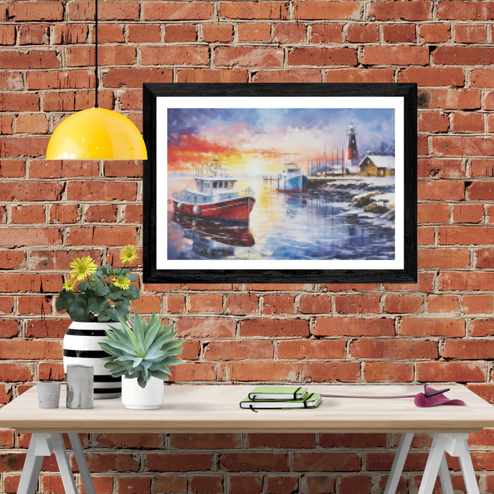Boats Nestled In The Water