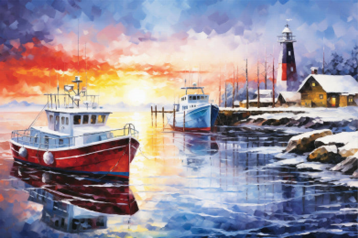 Boats Nestled In The Water