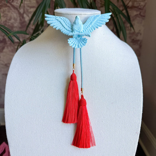 Bolo Eagle Baby Blue with Baby Blue & Red