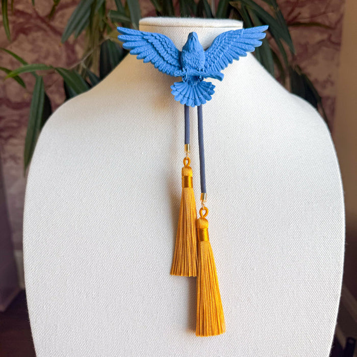 Bolo Eagle Ocean Blue with Storm Blue & Golden Yellow