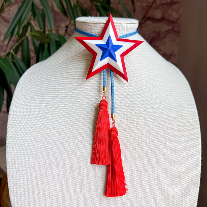 Bolo Firecracker Lone Star with Ocean Blue & Red
