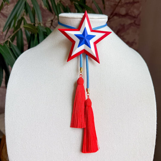 Bolo Firecracker Lone Star with Ocean Blue & Red