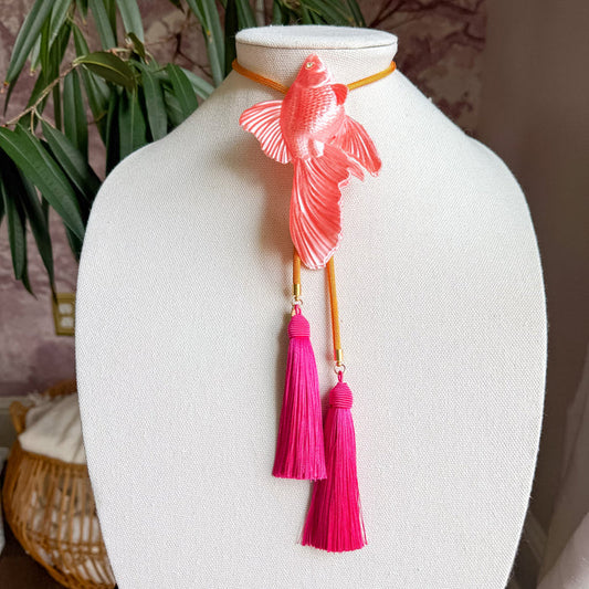 Bolo Goldfish Sugar Pink with Golden Yellow & Fuchsia