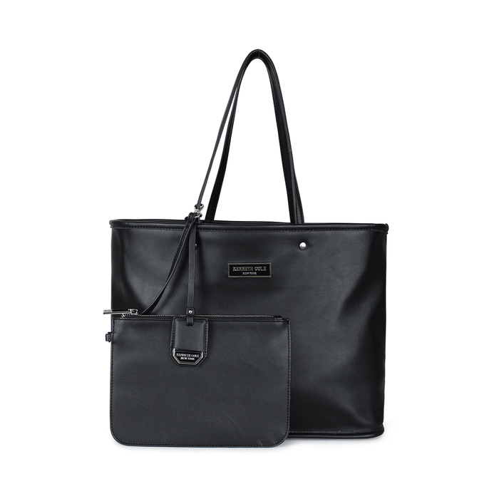 Bolso de mujer reversible con sobre negro