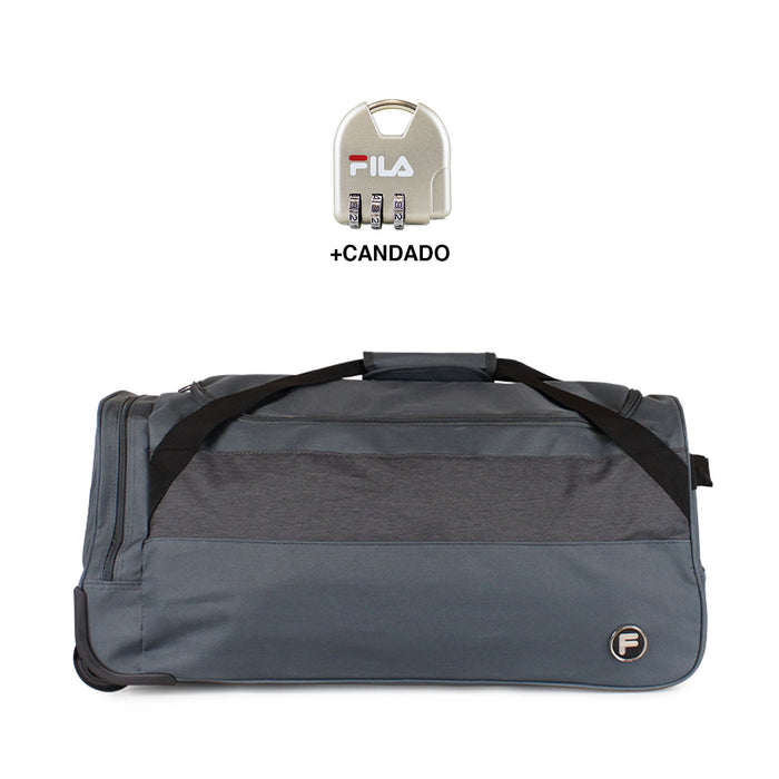 Bolso de Viaje con Ruedas Overland M 89Lts gris