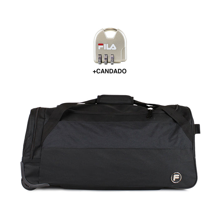 Bolso de Viaje con Ruedas Overland M 89Lts negro