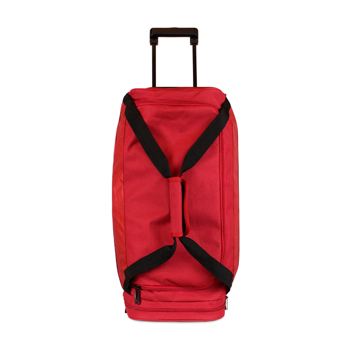 Bolso de Viaje con Ruedas Overland M 89Lts rojo