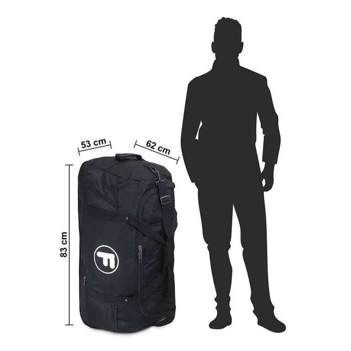 Bolso enrollable Goliat 130 ltrs + candado F negro
