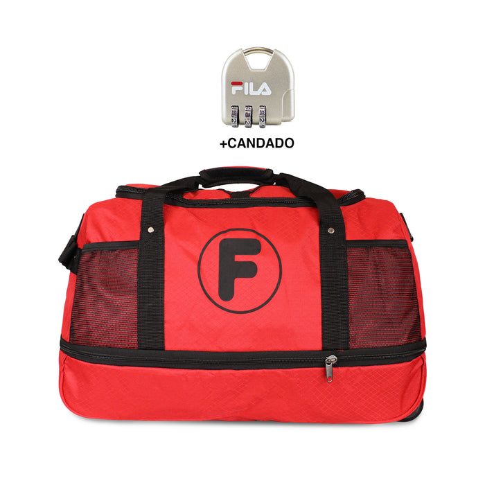Bolso Mochila con Ruedas Goliat rojo
