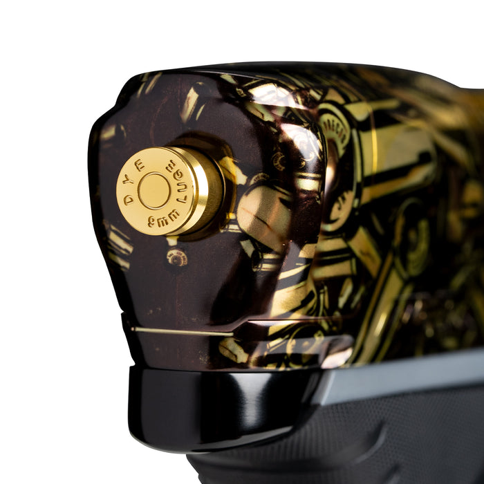 DYE Bolt Button - Spent 9mm replacement part – close-up of key feature