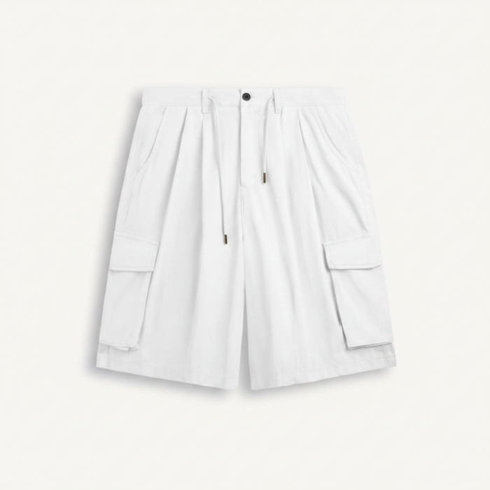 Bossmon Combat Shorts — White