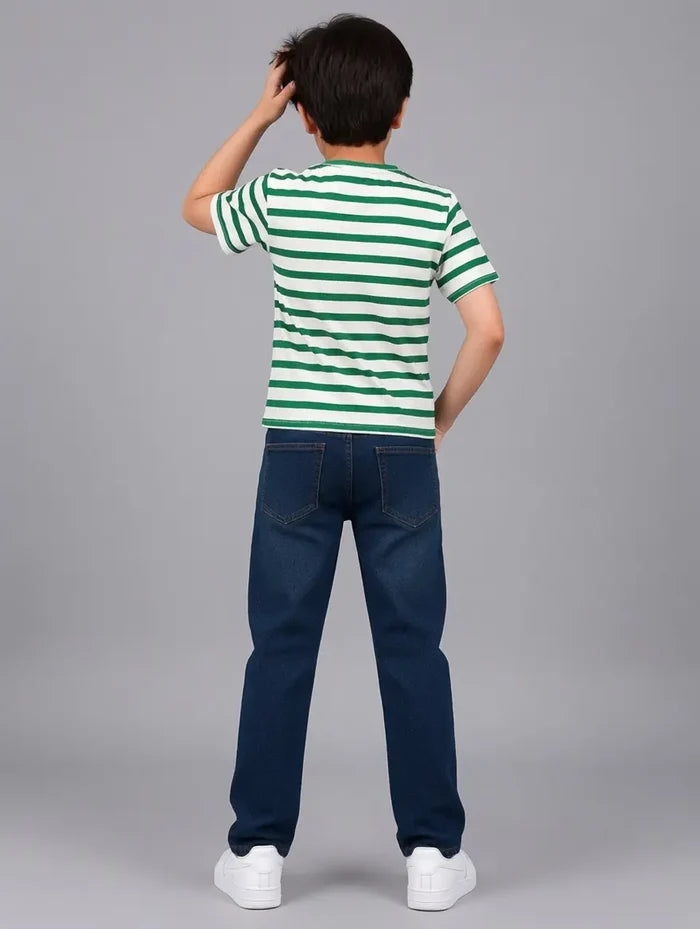 Boys Striped Henley T-Shirt Pack of 2 - Hinz Clothing