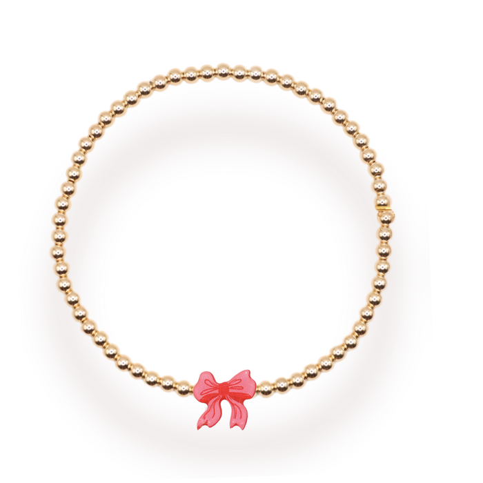 Bracelet Bow Red Holiday