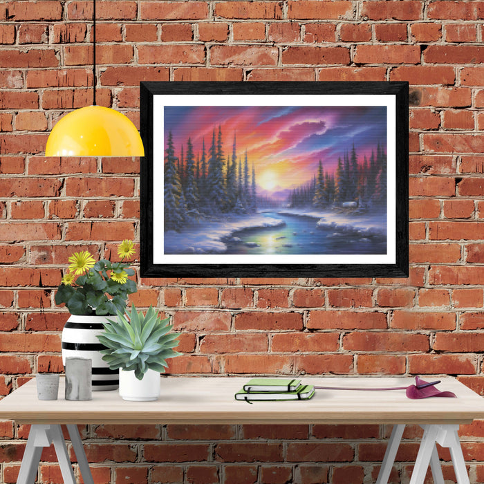 Breathtaking Sunset Northern Lights
