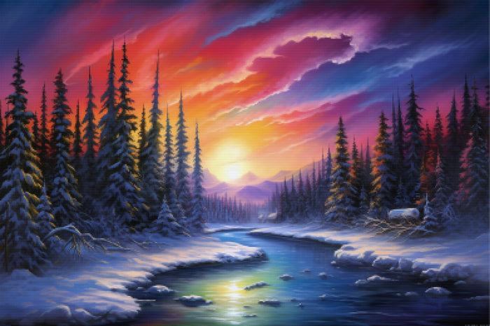 Breathtaking Sunset Northern Lights