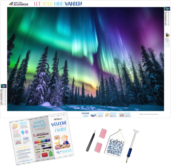 Breathtaking Vibrant Aurora Borealis