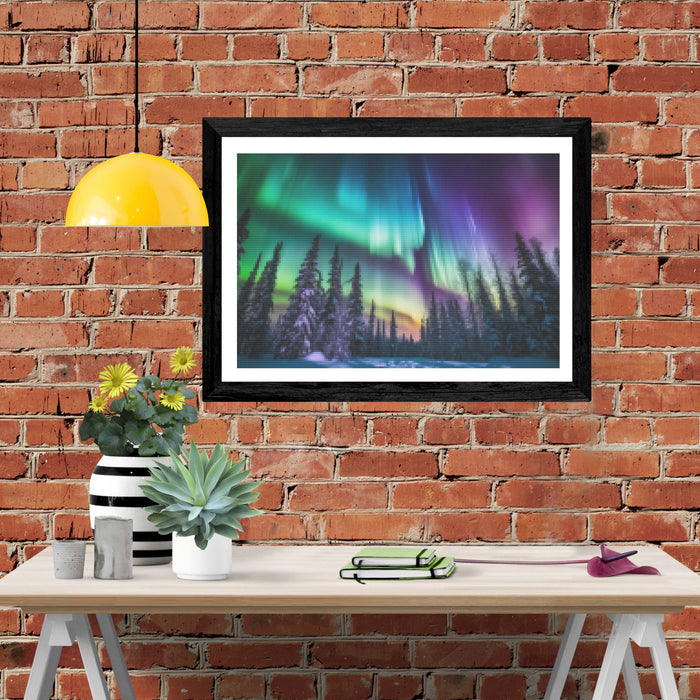 Breathtaking Vibrant Aurora Borealis