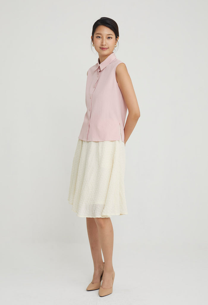 Breezy Bloom Collared Top