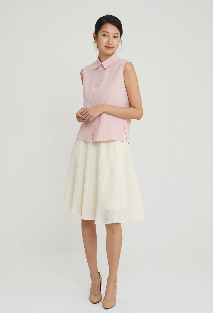 Breezy Bloom Collared Top