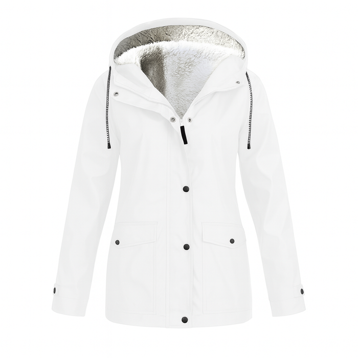 Brooke | Hooded Mid-Length Women’s Utility Jacket