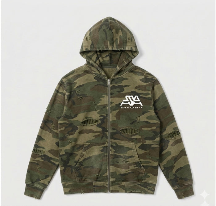 CAMO ZIP UP