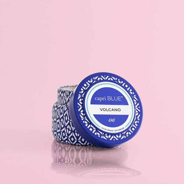 Capri Blue - Travel Tin - Volcano - Blue - Findlay Rowe Designs
