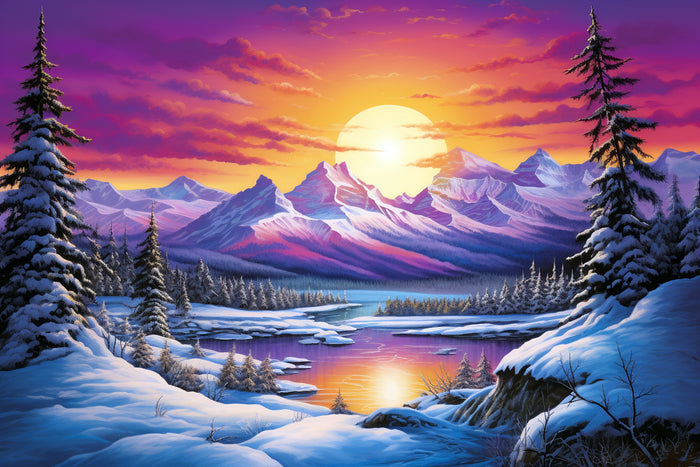 Captivating Contrast Pristine Snow