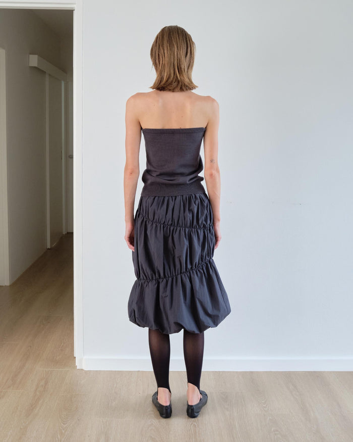 Cargo Pocket Knit Tube Top