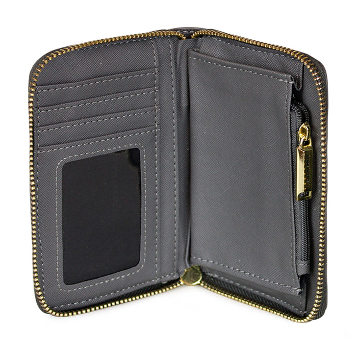 Cartera Tempo + Billetera Trifold gris