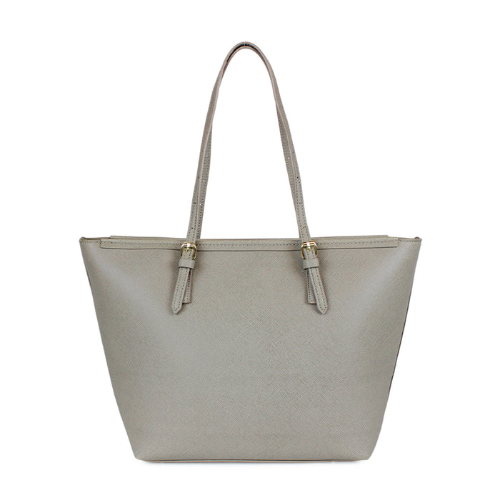 Cartera Tempo + Billetera Trifold gris