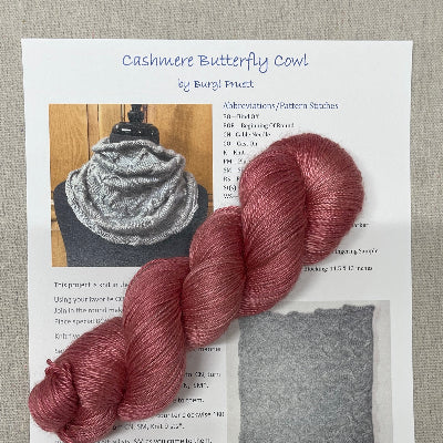 Cashmere Butterfly - Pink Ribbon Kit