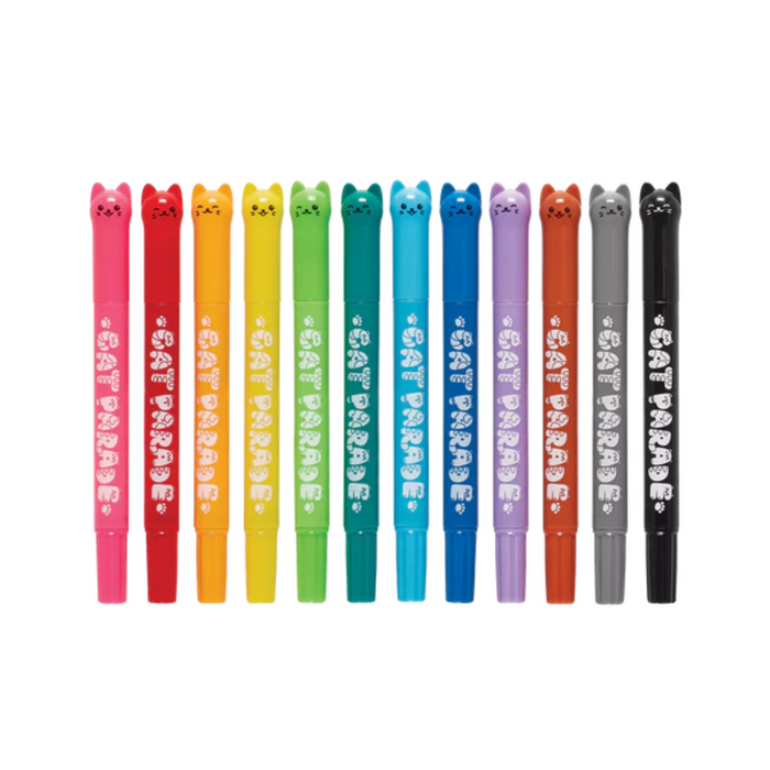 Cat Parade Gel Crayons - Set of 12