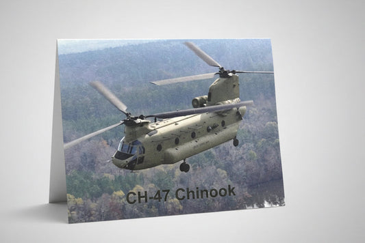 CH-47 Chinook Note Card