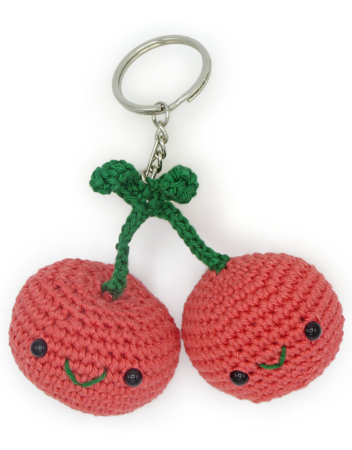 Cherries Keyring Crochet Kit, Hardicraft