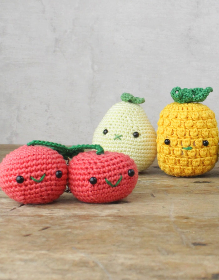 Cherries Keyring Crochet Kit, Hardicraft