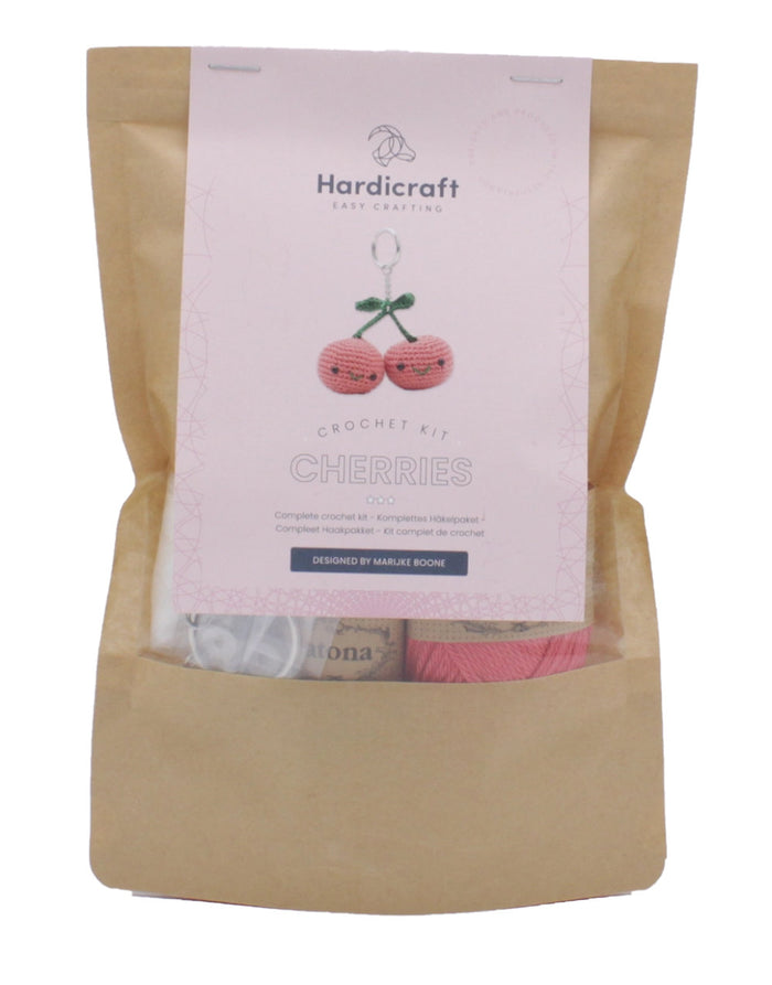 Cherries Keyring Crochet Kit, Hardicraft
